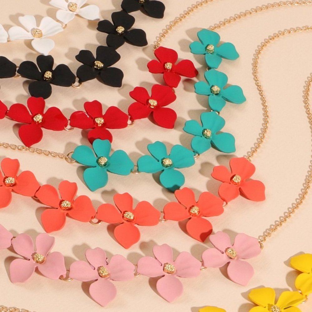 Flower Power Statement Necklace